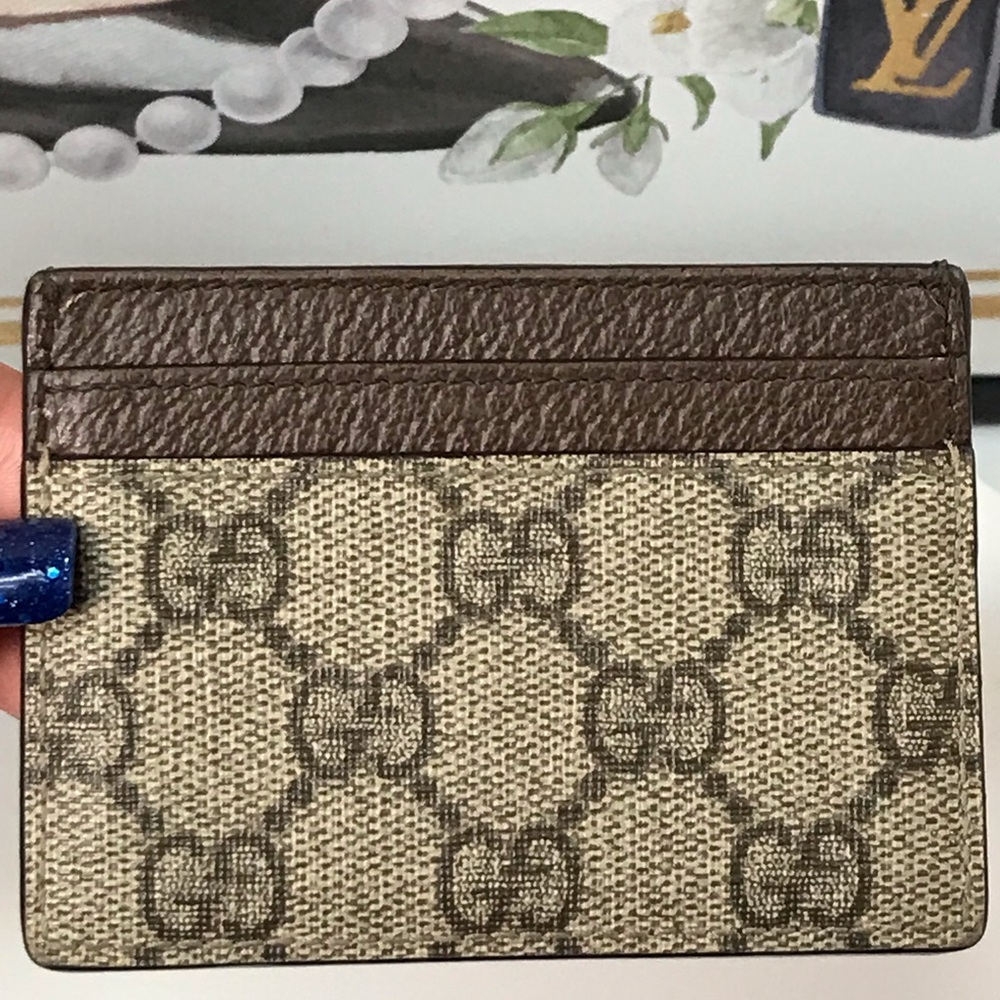 GUCCI Ophidia GG Supreme Card Holder ❤️ - Picture 11 of 17